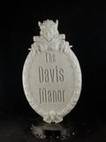 Personalized Haunted Mansion Inspired Prop Sign / Plaque Replica Welcome (Theme Park Prop Inspired Replica) - Marble Shade